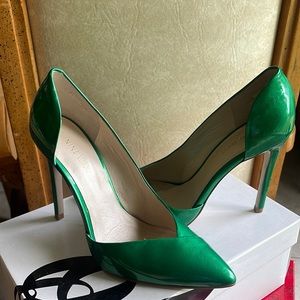 Nine West, 8 1/2, Green shoes, lightly worn